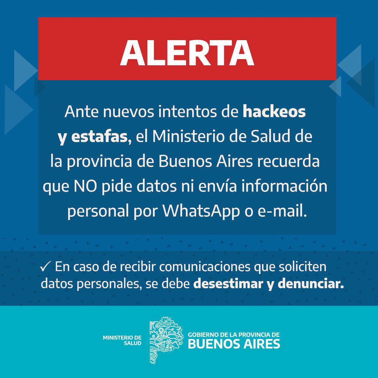La Provincia advierte sobre intentos de estafa con la excusa de dar ...